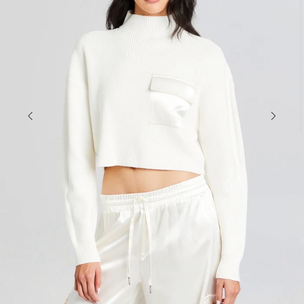 SER.O.YA White Turtleneck Sweater